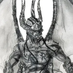 Astaroth демон тату