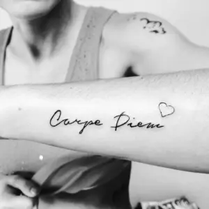 Carpe Diem Татуировка