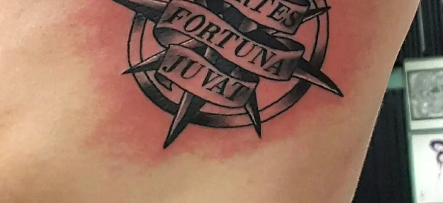 Fortune favours the Brave тату