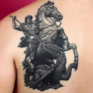 Георгий Победоносец тату