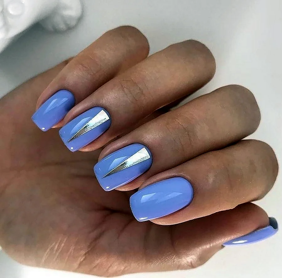 Трендовый синий маникюр - фото, идеи, новинки | Instant nails, Manicure, Fabulous nails