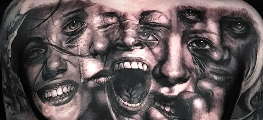 Good and Evil тату