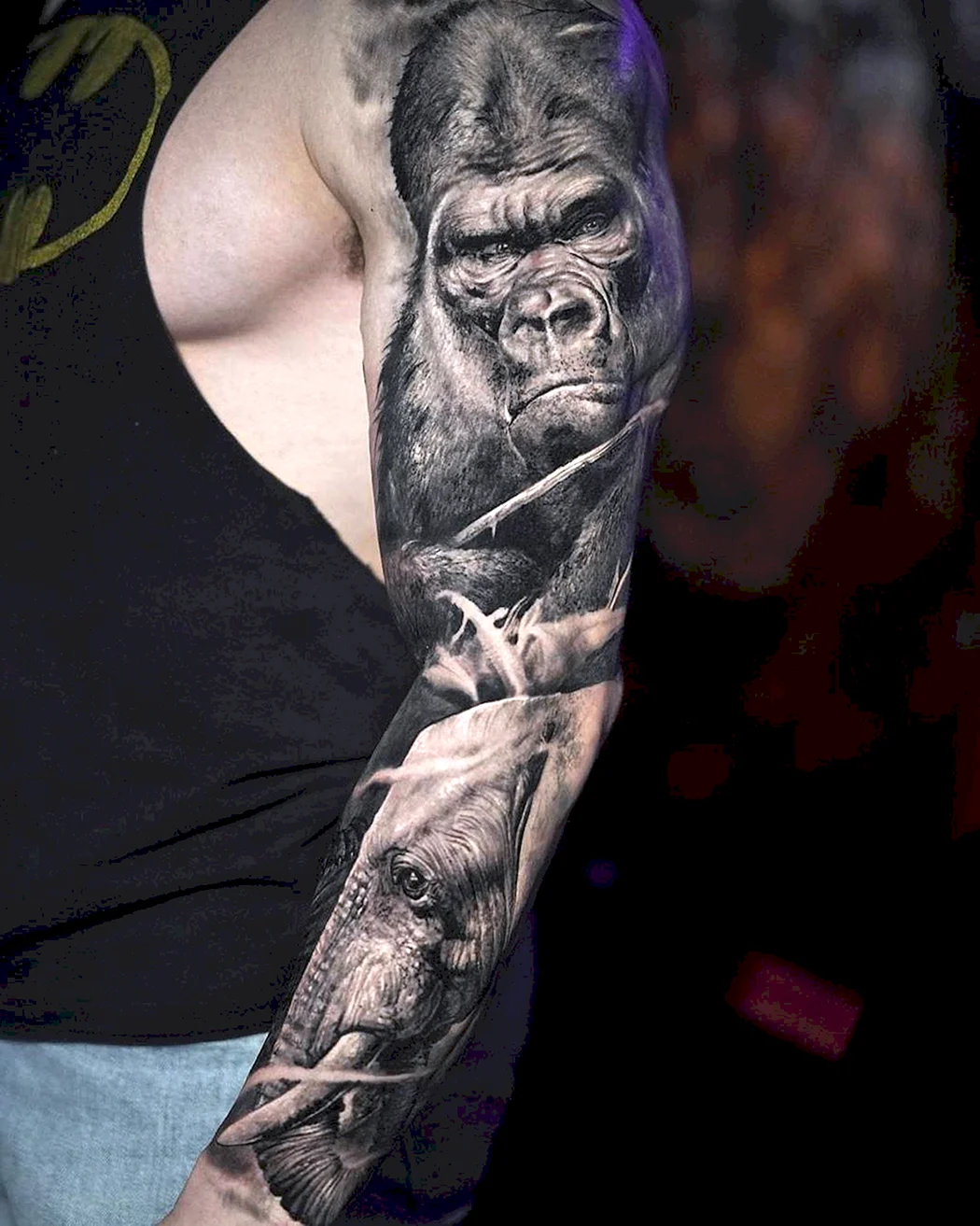 Стоковые фотографии по запросу Gorilla tattoo