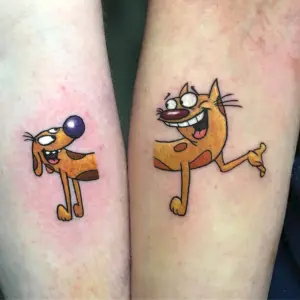 Классные парные тату