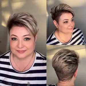 Короткие женские стрижки креативные Пикси
