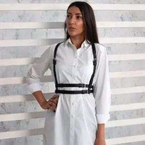 Leather Victoria портупея