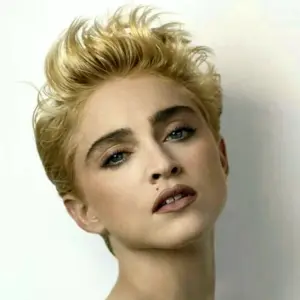 Madonna с короткой стрижкой