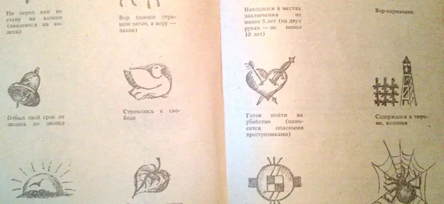 Наколки и их значения
