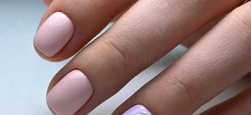 Ногти короткие