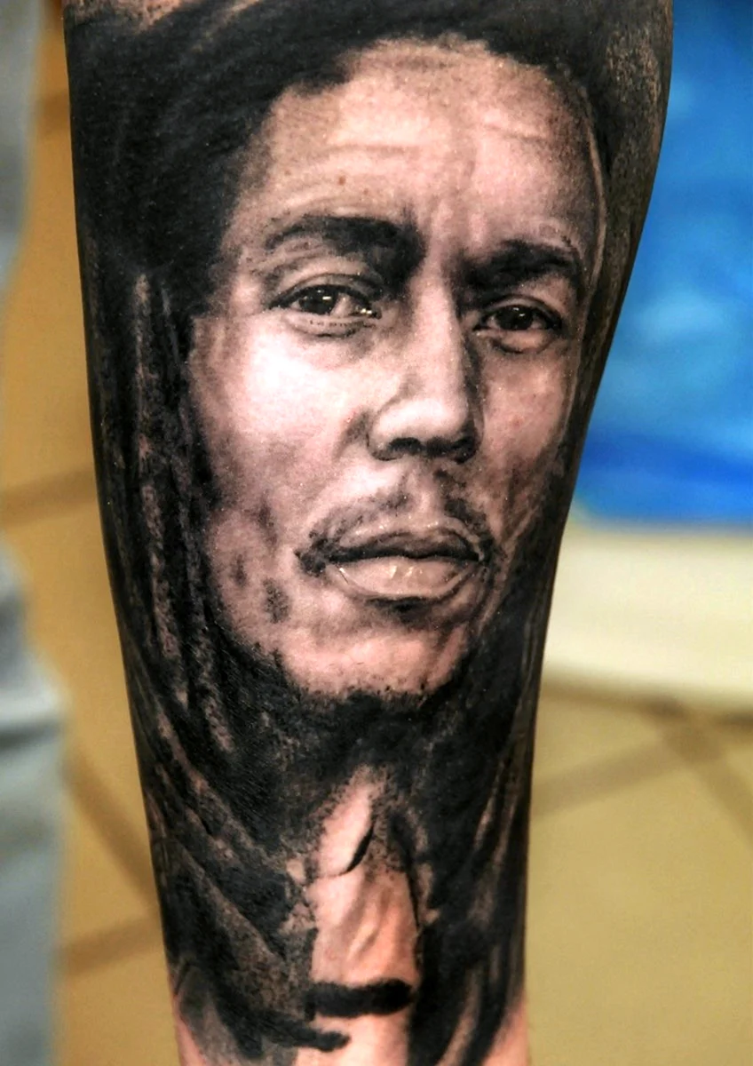 Bob marley tattoo