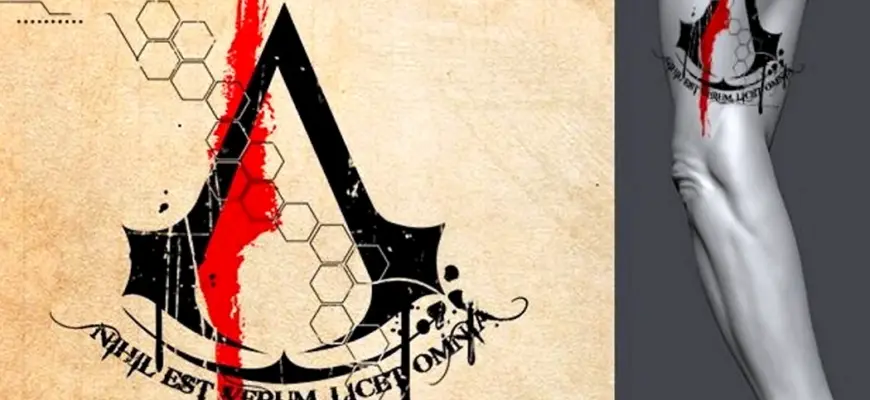 Тату Assassins Creed