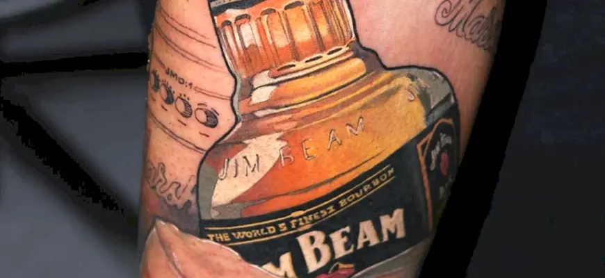 Тату Jim Beam