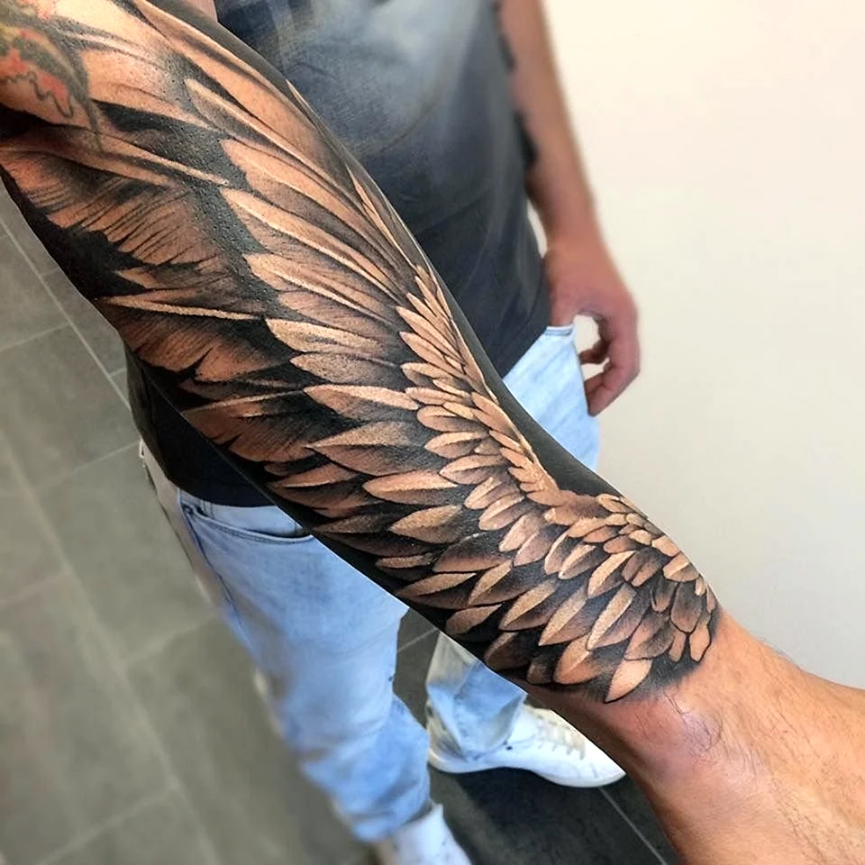 ❽❽❽ CrazyTattoo Тату крылья на спине лучшие идеи, фото, значение, эскизы