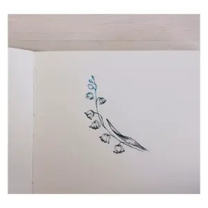 Тату Ландыш Минимализм
