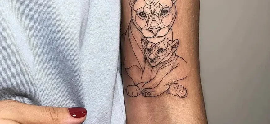 Тату львица