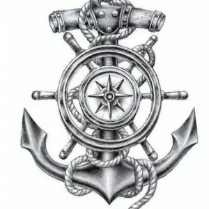 Тату морская тематика