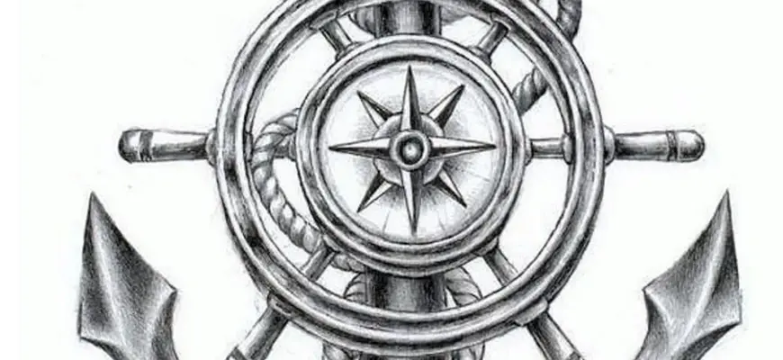 Тату морская тематика