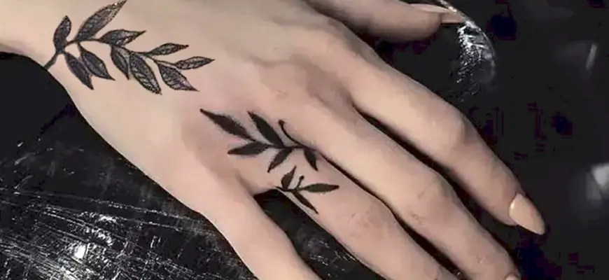 Тату на пальцах