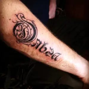 Тату с именем Сергей