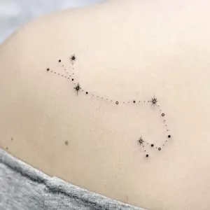 Татуировка Созвездие скорпиона
