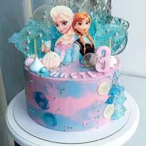 Торт Анна и Эльза Холодное сердце
