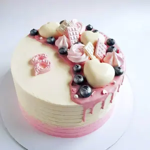 Торт для девушки без мастики