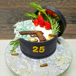 Торт на 25 летие мужчине