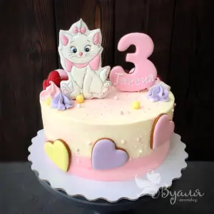 Торт на 3 года девочке