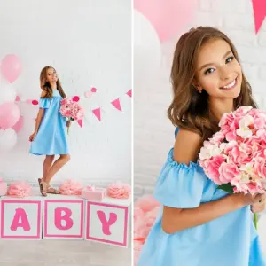 День рождения девочки в фотостудии