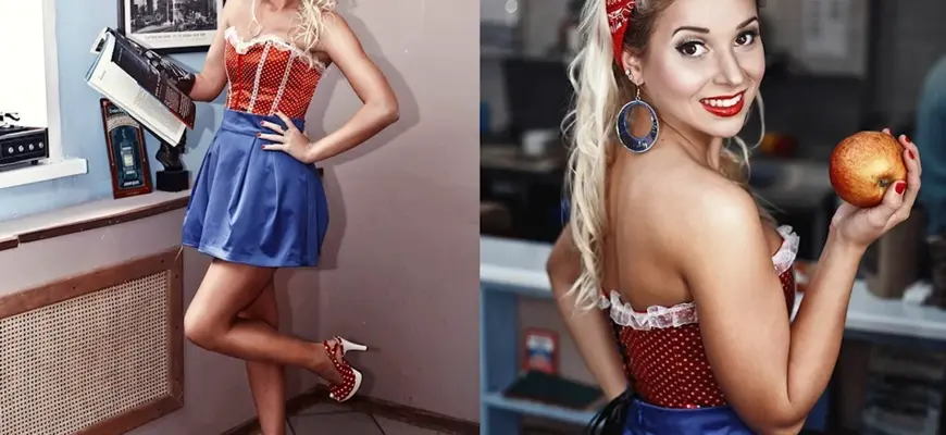 Фотосессия в стиле пин ап