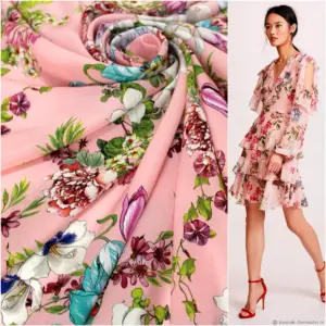 Крепдешин Blumarine