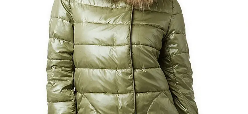 Куртка Clasna женская зимняя оливковый