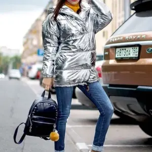 Куртка Зефирка серебро