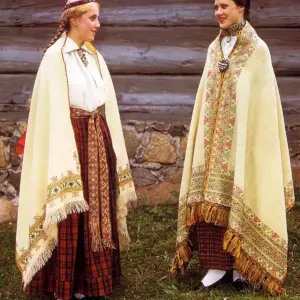 Латышские национальные костюмы Видземе