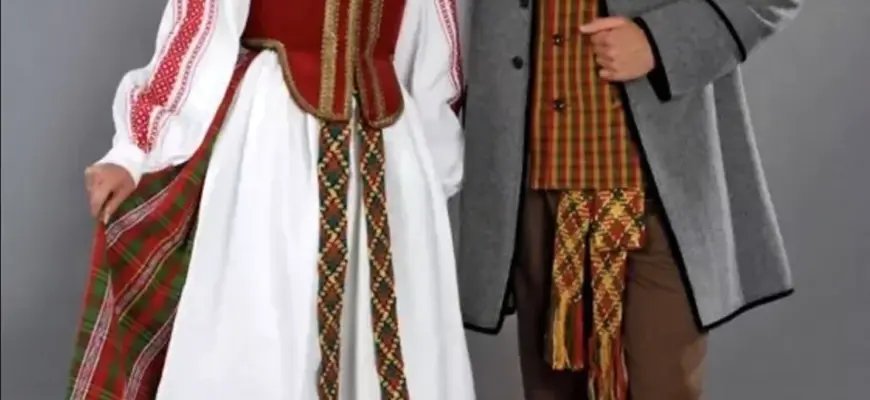 Литовский народный костюм Аукштайтии