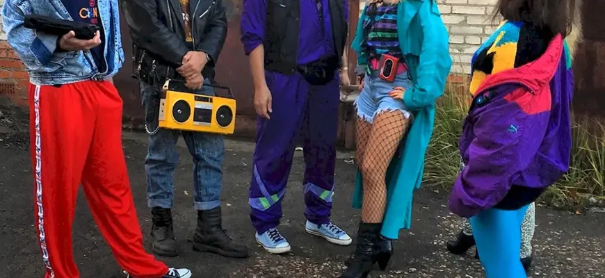Мода 90е миди
