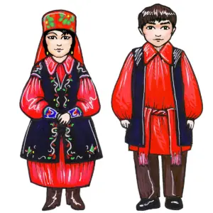 Народный костюм народа Хакасы