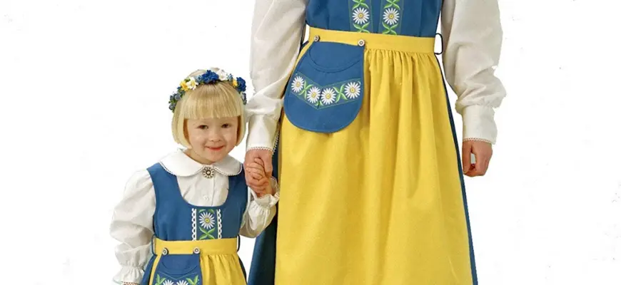 Национальная одежда Шведов