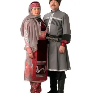 Национальные костюмы народов Дагестана лакцы