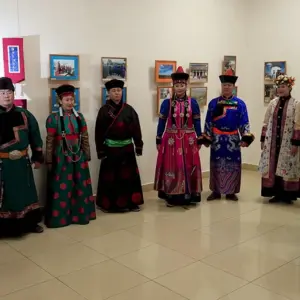 Национальный костюм бурятов Забайкалья
