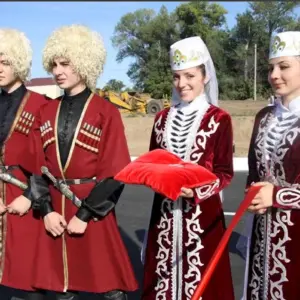 Национальный костюм Кавказа осетины