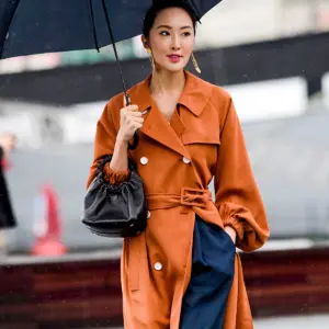 Плащ тренч 2020 Street Style