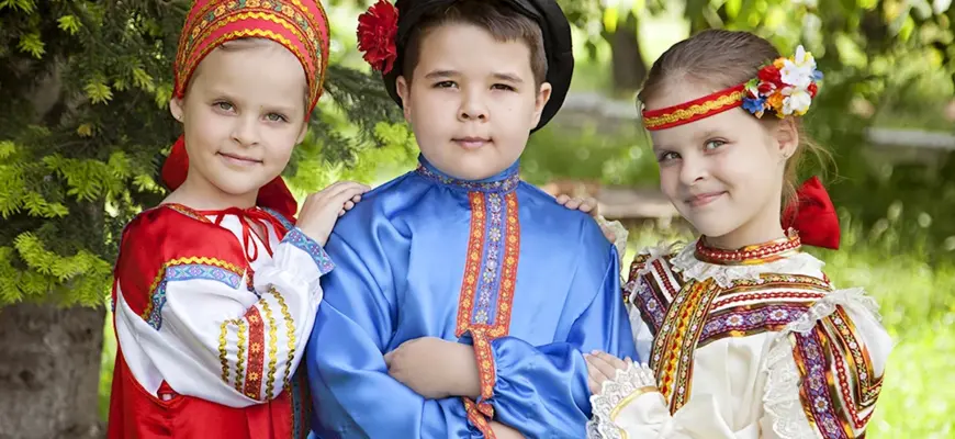 Русский национальный костюм для детей