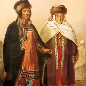 Сибирские татары национальный костюм Сибири