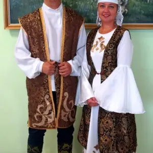 Сибирские татары национальный костюм Сибири