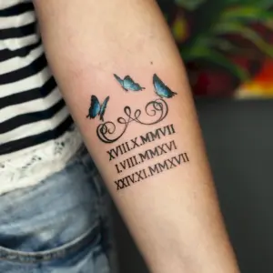 Тату Дата рождения