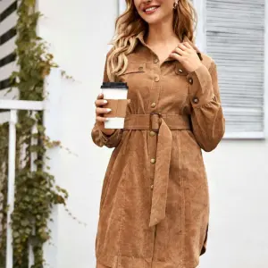 Вельветовое платье рубашка ASOS