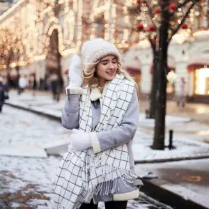 Зимняя уличная фотосессия