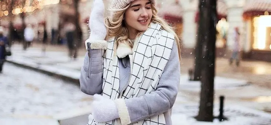 Зимняя уличная фотосессия